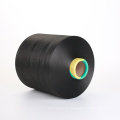 100% dty 150/48 dope dyed black DDB polyester textured yarn for sports shoe upper fabrics